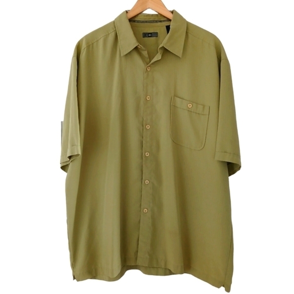 REI Shirt Camp Relaxed Fit Textured Fabric Pocket Button Down Casual Oversized - Picture 8 of 11